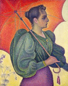 1893年遮阳伞的女人
